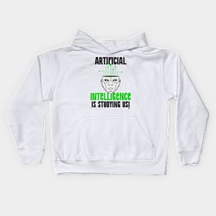 Artificial Intelligence Is Studying Us AI Kids Hoodie